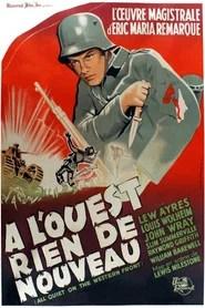 &Agrave; l'ouest, rien de nouveau